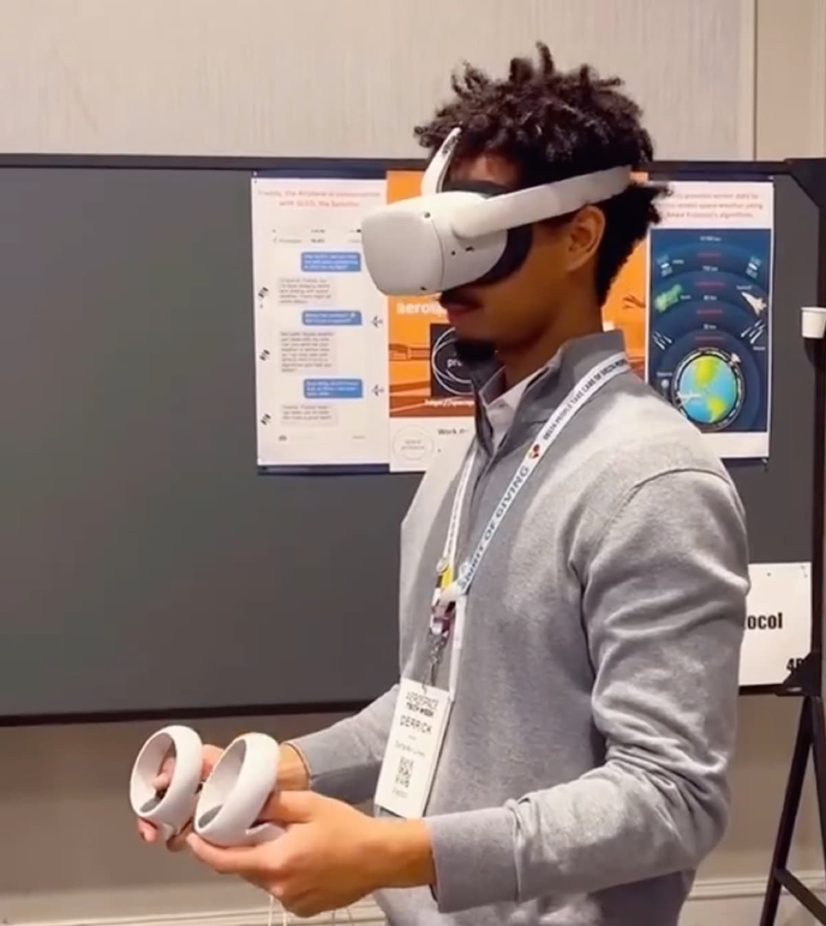 VR training demonstration at ATW Atlanta