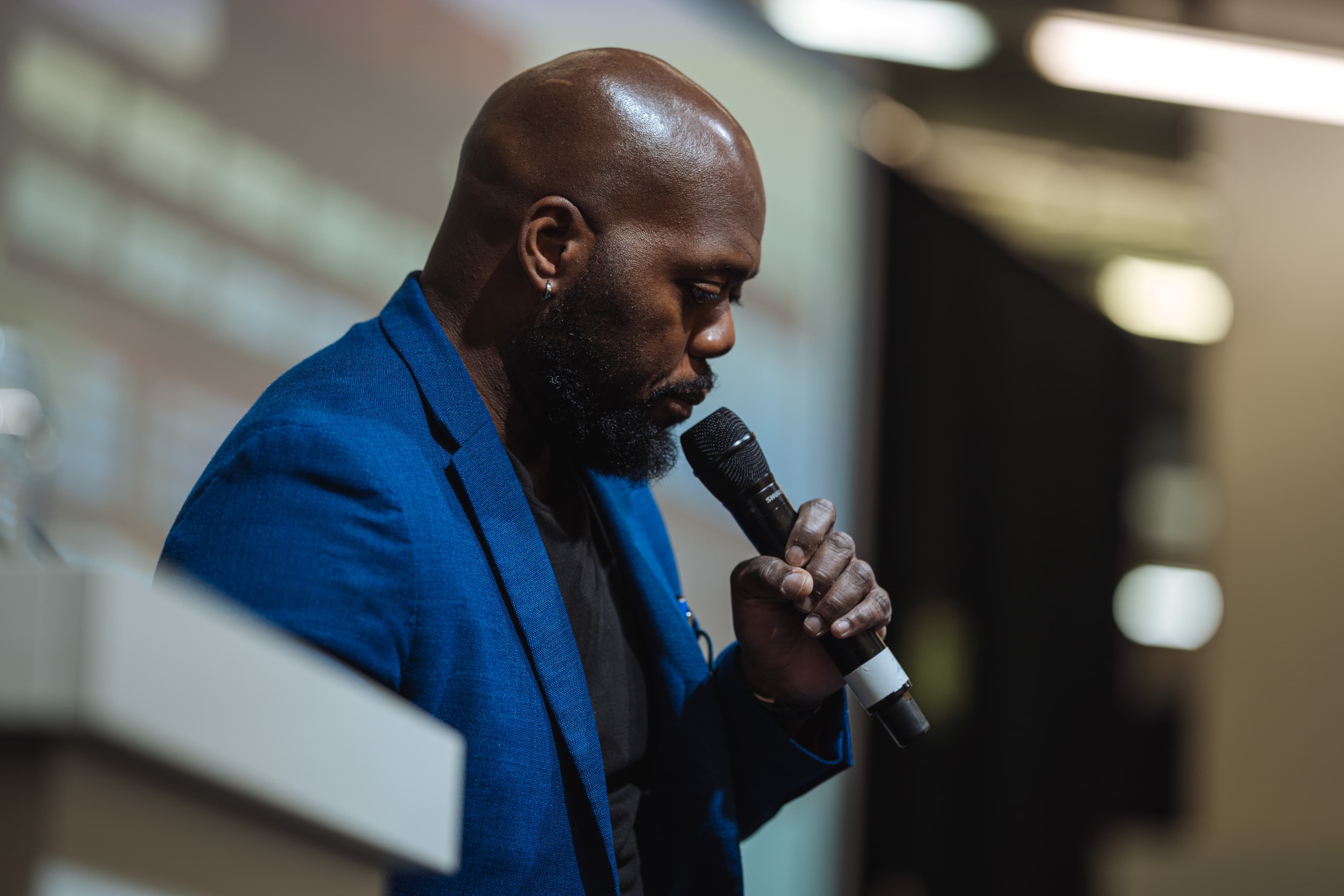 Keynote presentation audience