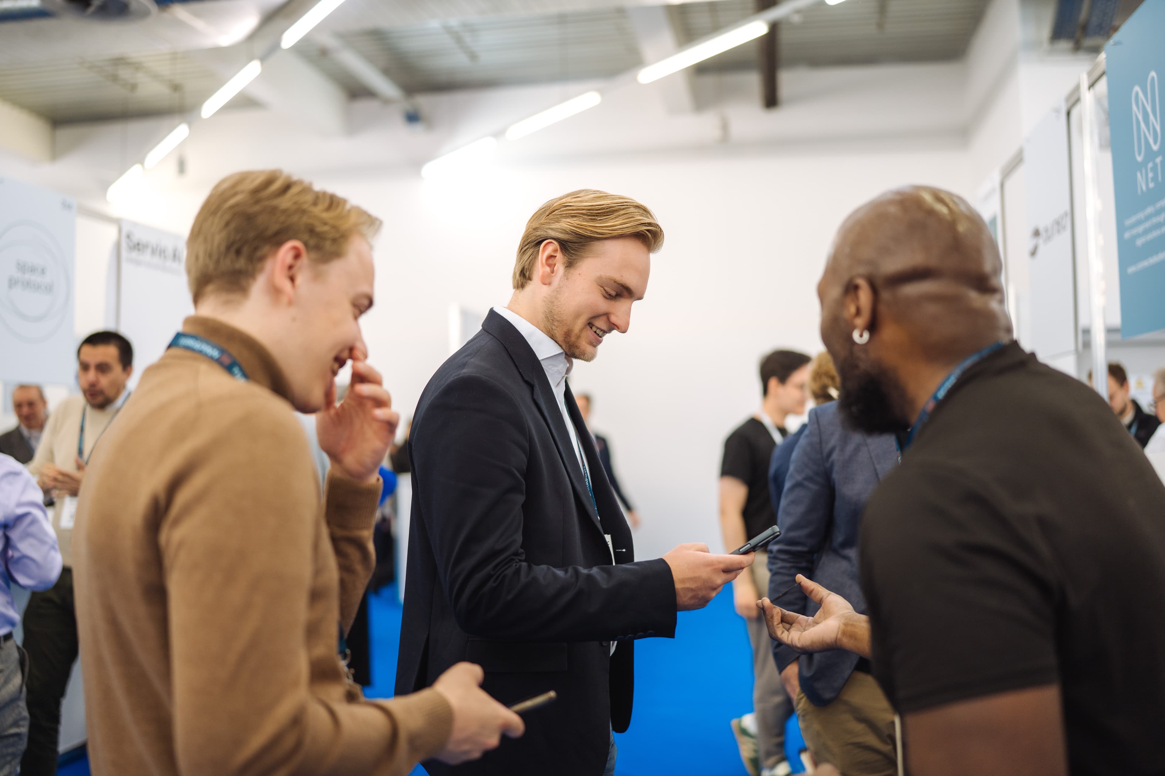 Ben and Josh on trade show floor
