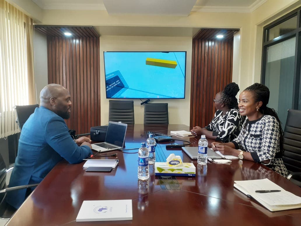 Meeting with Maureen Kahonge at AFRAA, Kenya