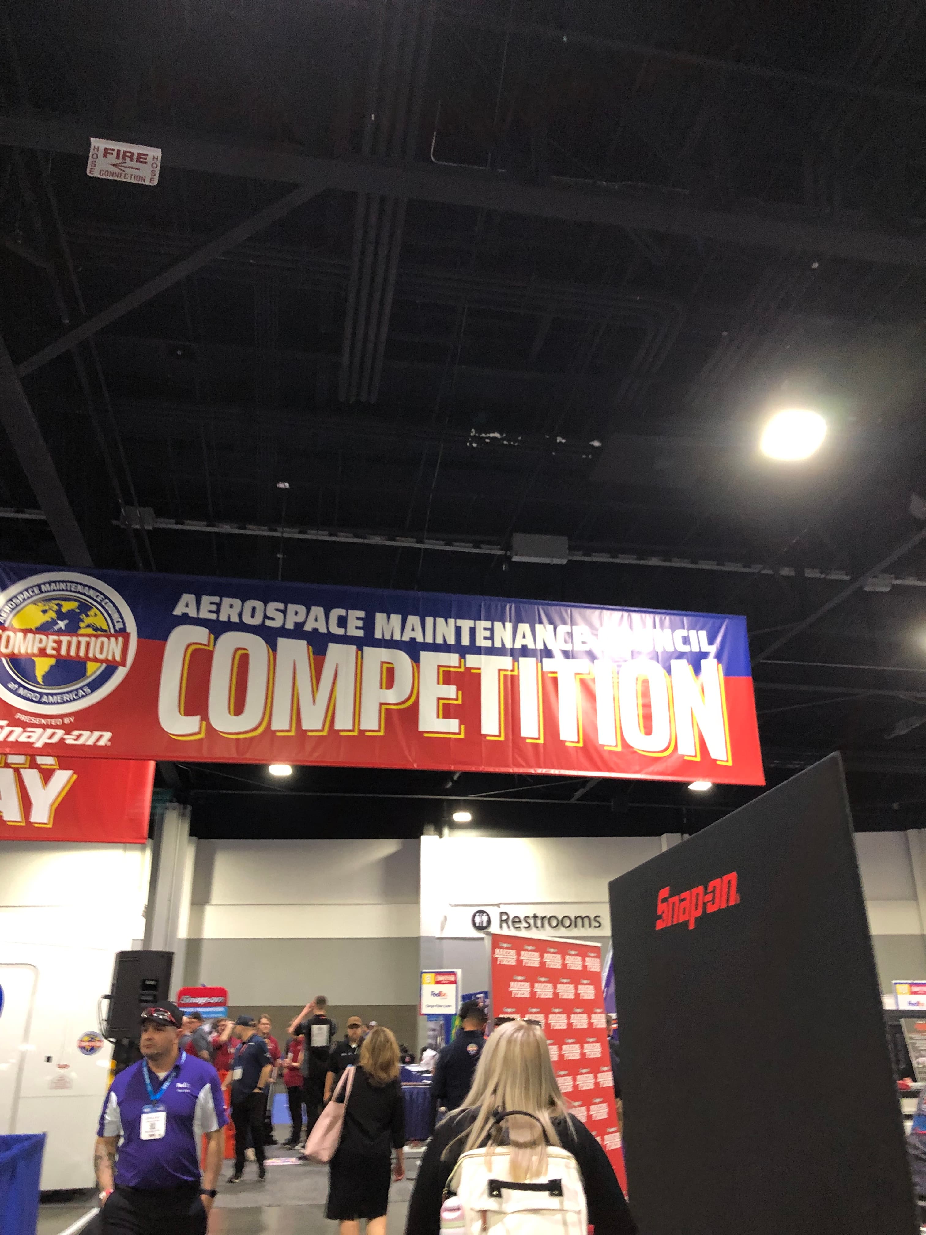 Team engaging with students